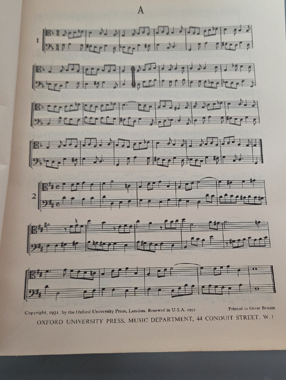 1959 Preparatory Exercises In Score-Reading - Picture 5 of 8